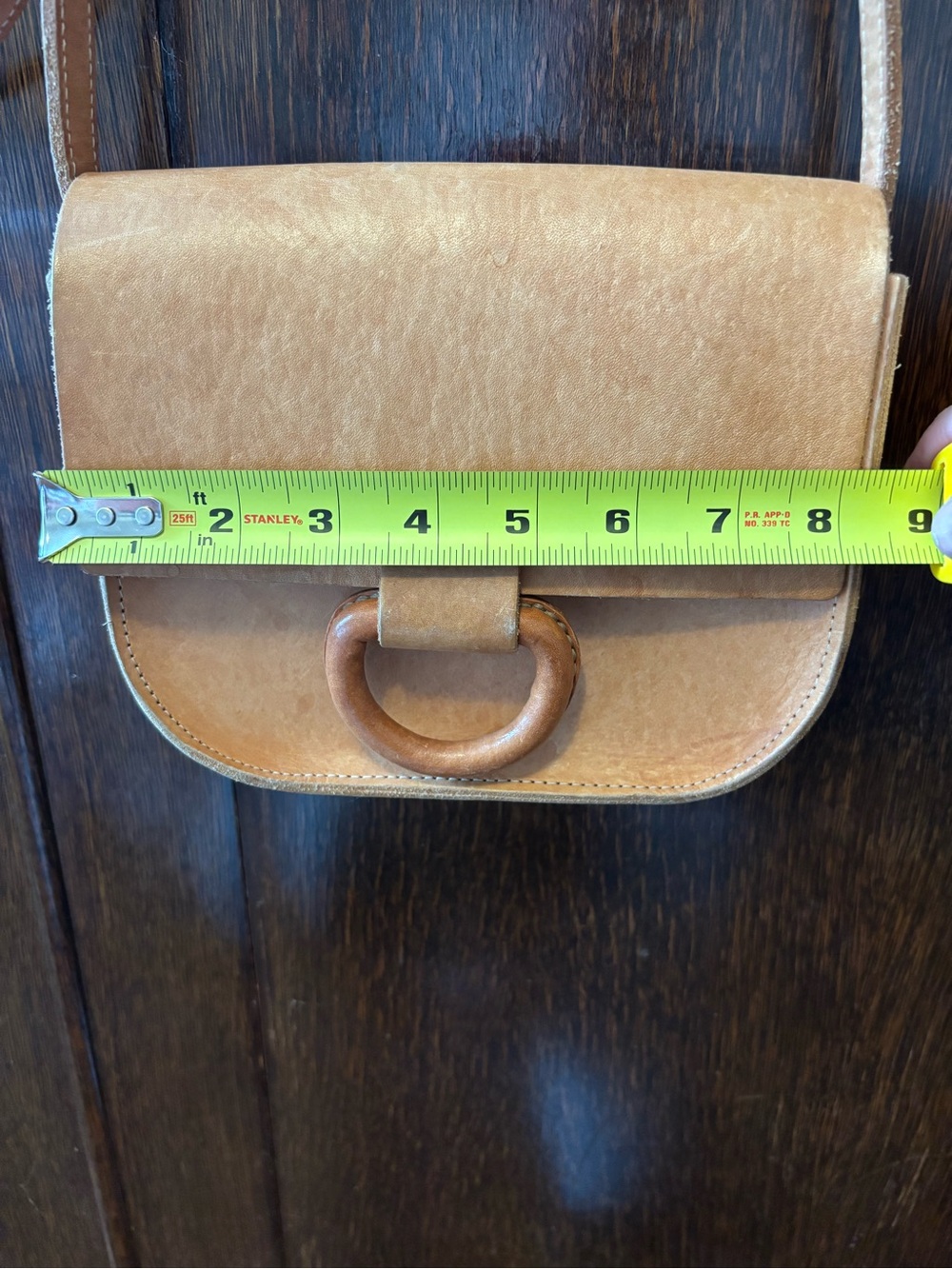 Crescioni Leather Shoulder / Crossbody Bag - Picture 9 of 11